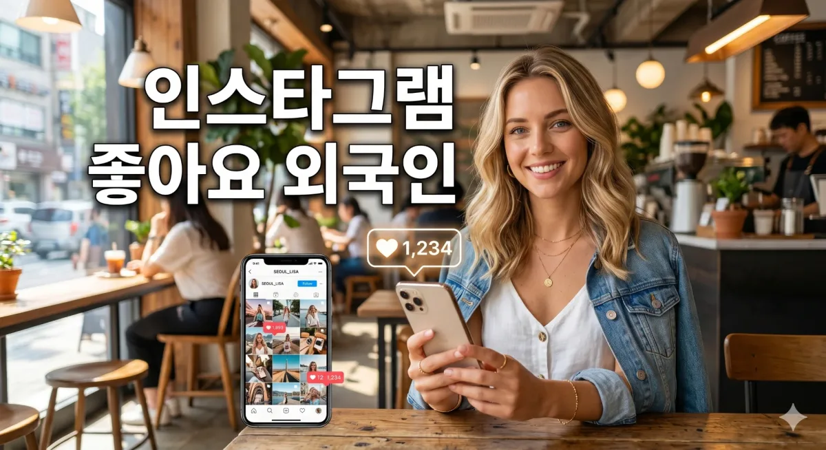 인스타그램 외국인 좋아요