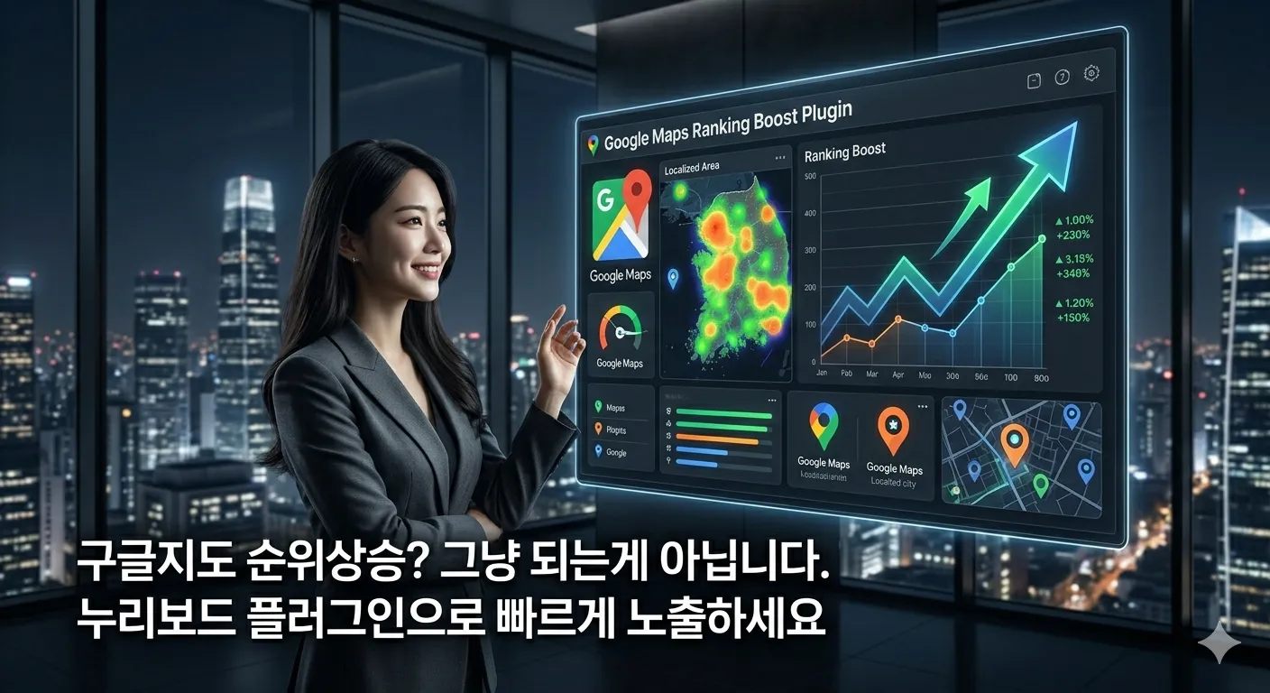 구글지도검색 1위를 위해-지역 비즈니스 SEO 부스터 플러그인 개발완료 - 누리보드