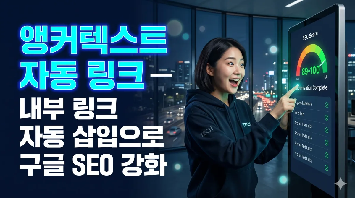앵커텍스트 자동 링크 — 내부 링크 자동 삽입으로 구글 SEO 강화 누리보드 플러그인