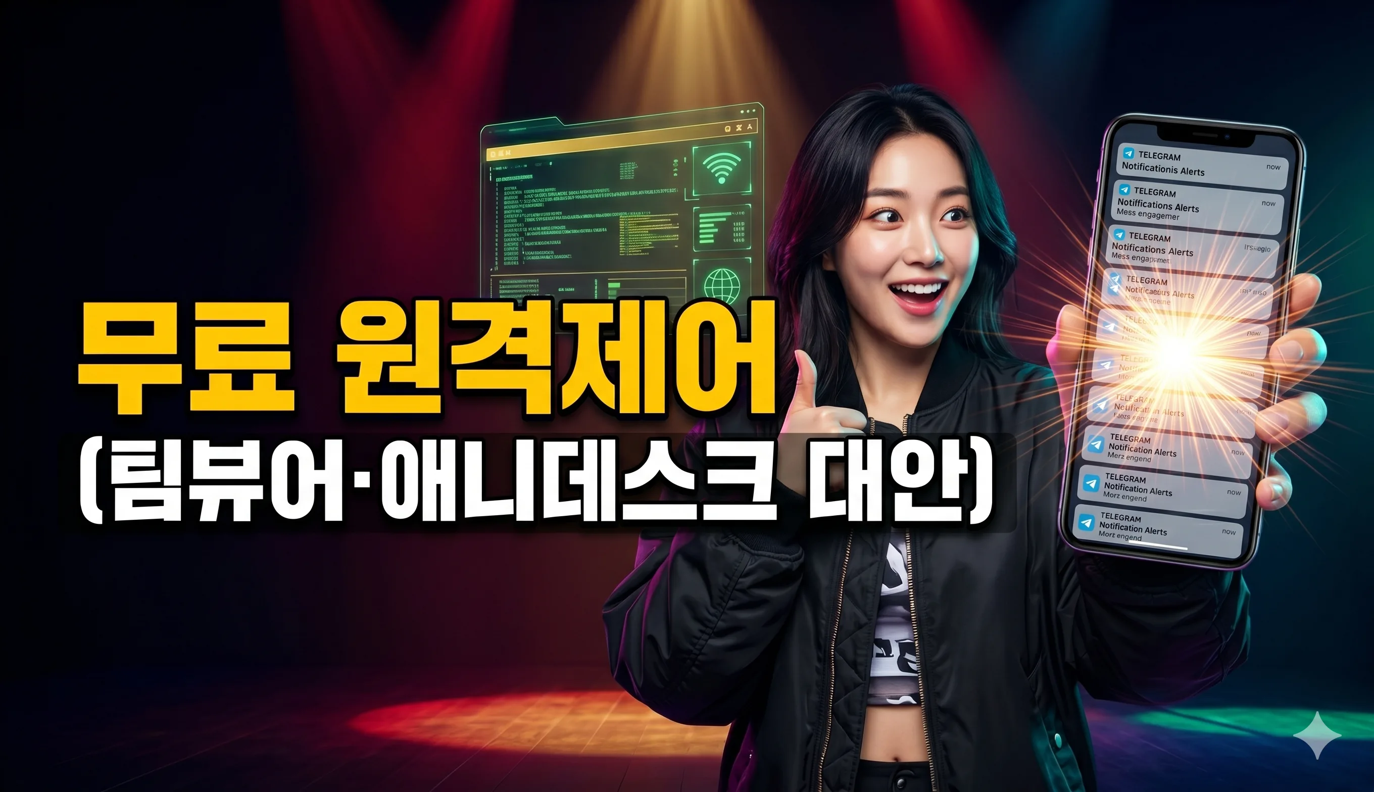 무료 원격제어 (팀뷰어·애니데스크 보다 빠르고 좋음) 누리보드 플러그인 - 유틸리티