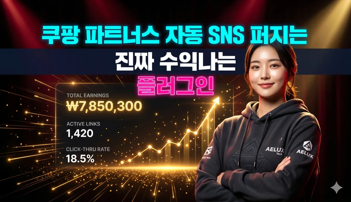 쿠팡 파트너스 자동 SNS 퍼지는 진짜 수익나는 플러그인 누리보드 플러그인 - 광고/수익
