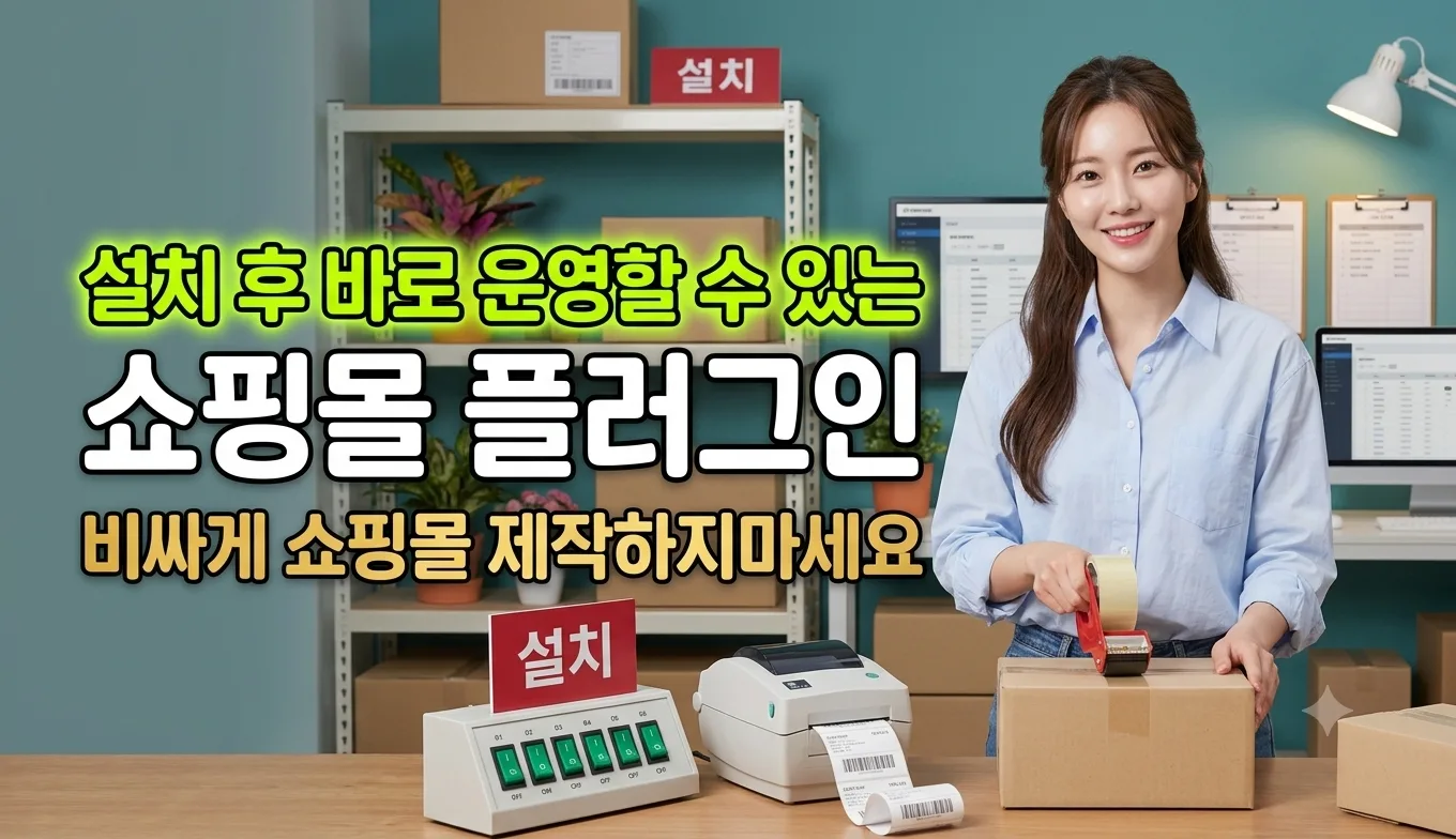 드디어 쇼핑몰 플러그인 누리보드 플러그인 - 쇼핑몰