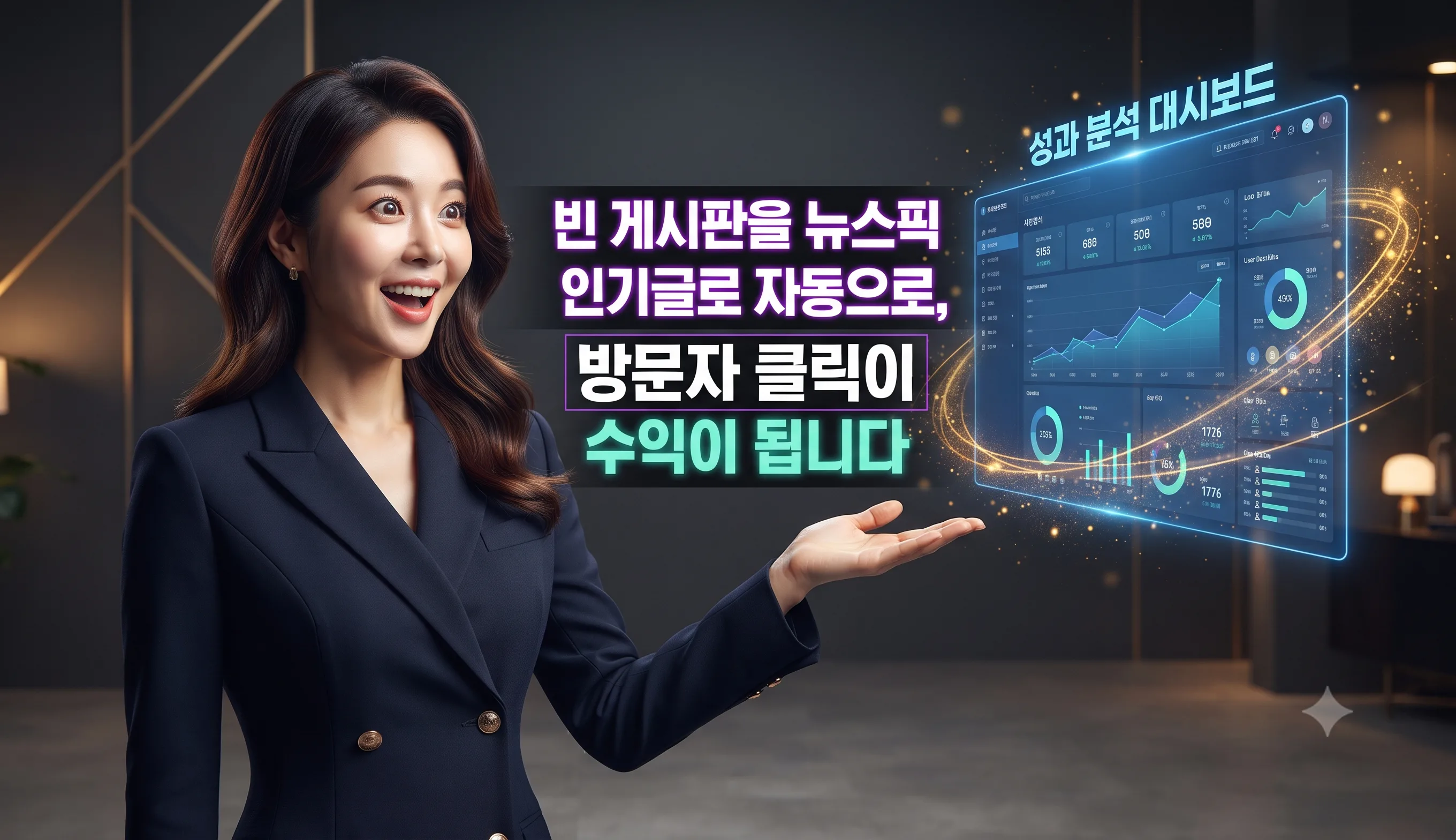 게시판을 뉴스픽 인기글로 자동으로 채우고, 방문자 클릭이 진짜 수익이 됩니다 누리보드 플러그인 - 광고/수익