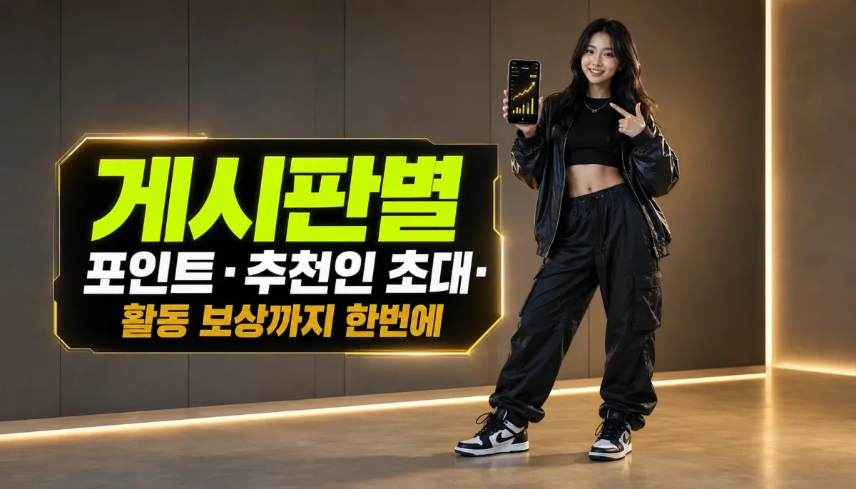 게시판별 포인트·추천인 초대·활동 보상까지 한번에 누리보드 플러그인 - 콘텐츠