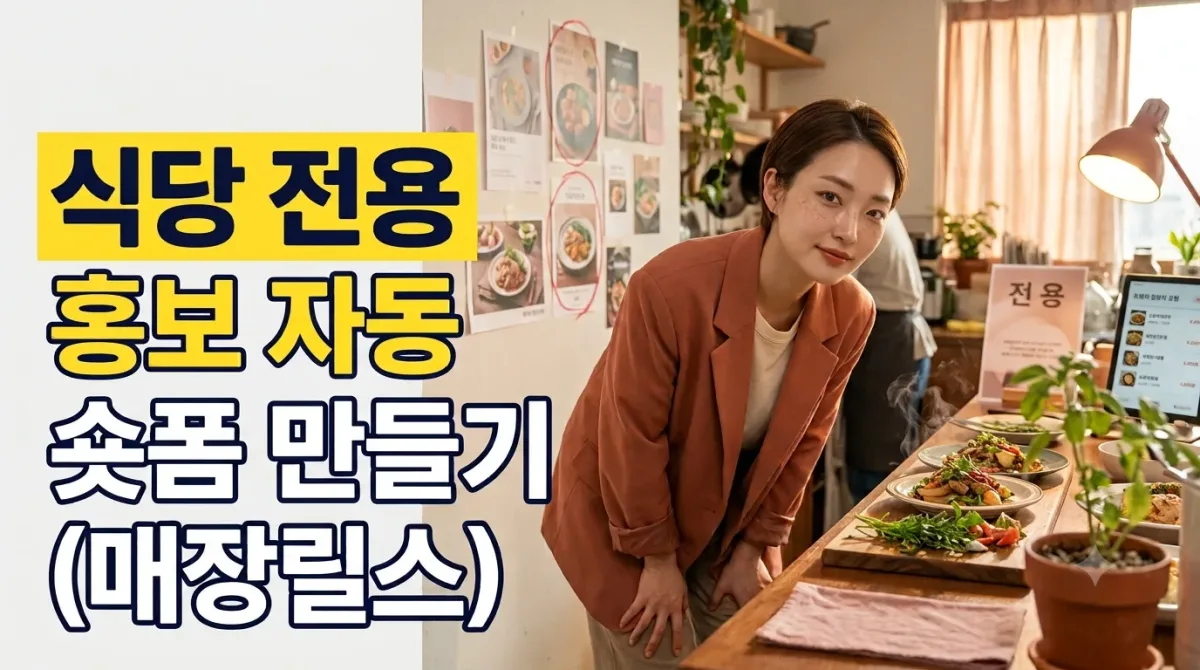가게 홍보 숏폼 만들기 (매장릴스) 누리보드 플러그인 - 콘텐츠
