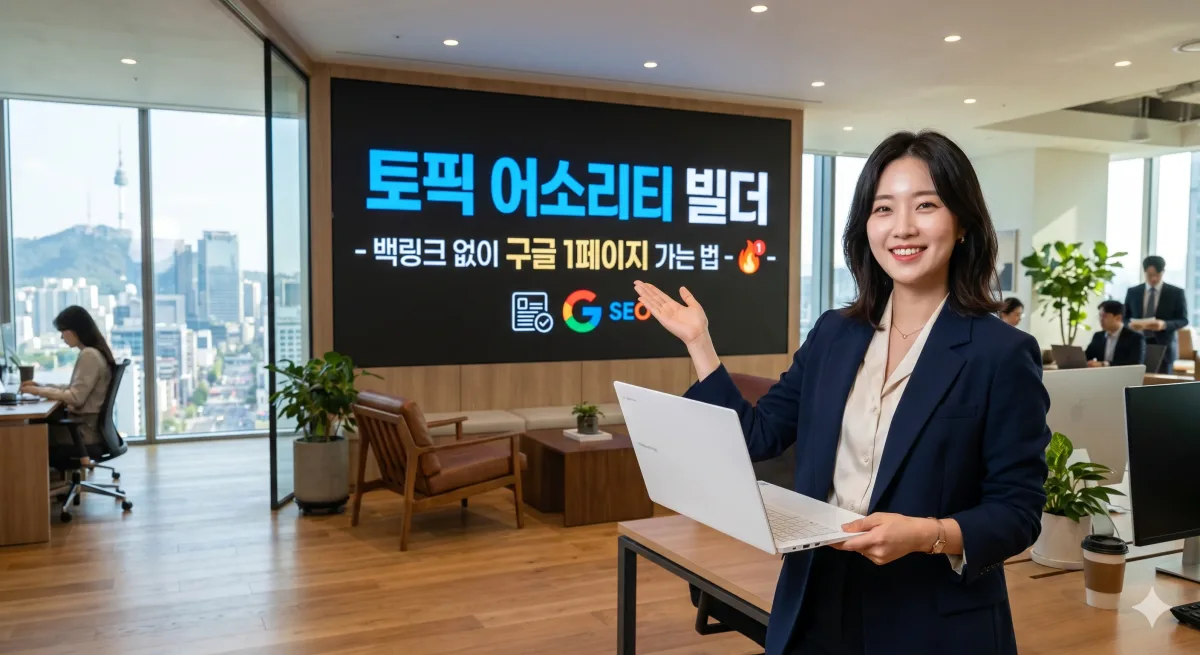 토픽 어소리티 빌더 — 백링크 없이 구글 1페이지 가는 법 누리보드 플러그인 - SEO