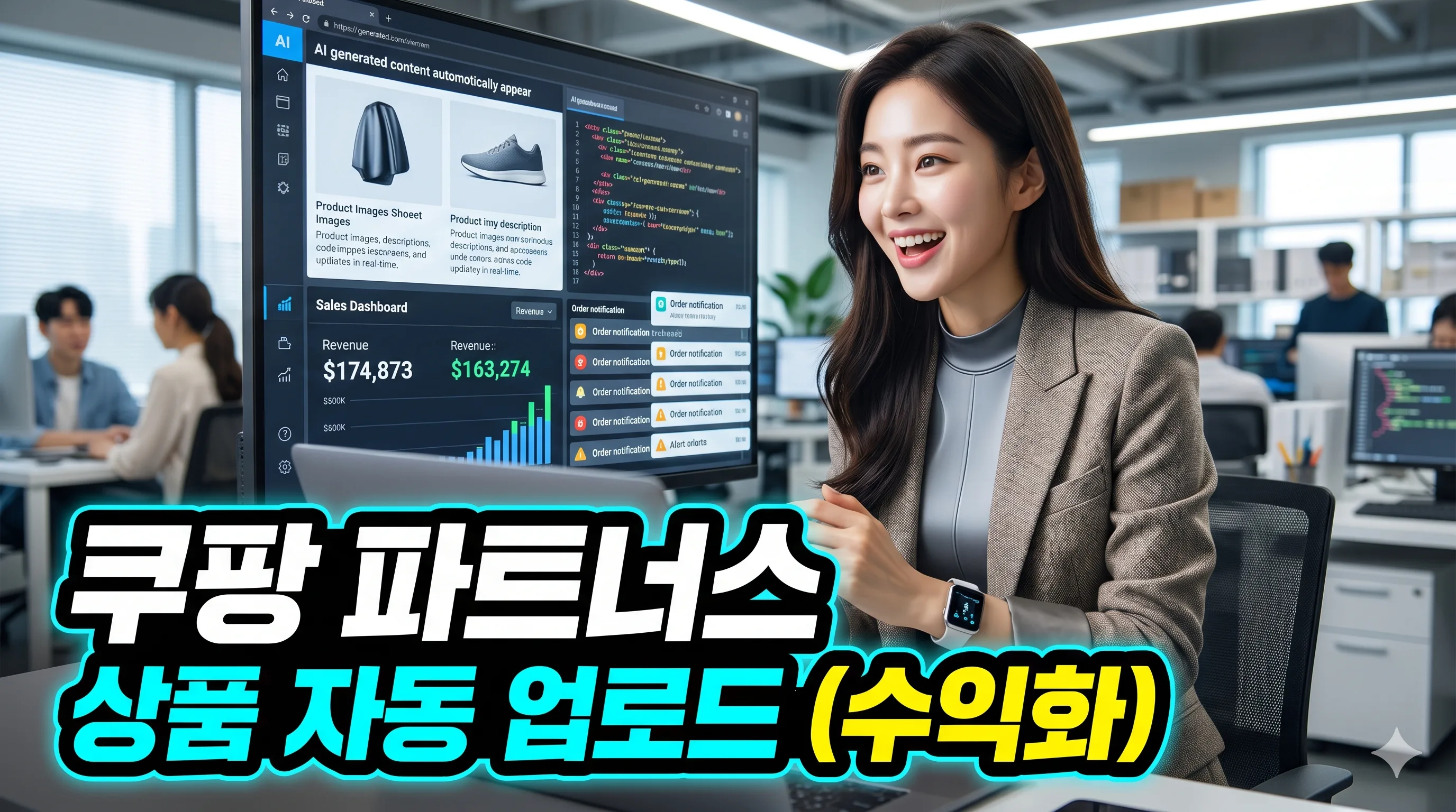 쿠팡 파트너스 상품 자동 업로드 (수익화) 누리보드 플러그인 - 광고/수익